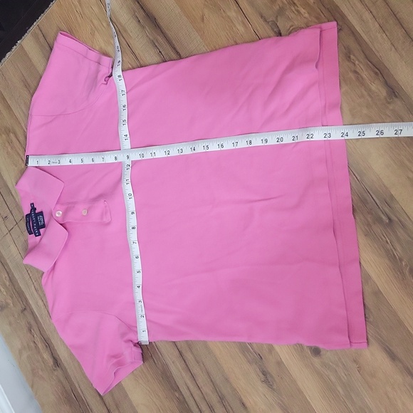 RALPH LAUREN Bubble Gum Pink Peruvian Cotton Short Sleeve Polo Shirt - Picture 8 of 11